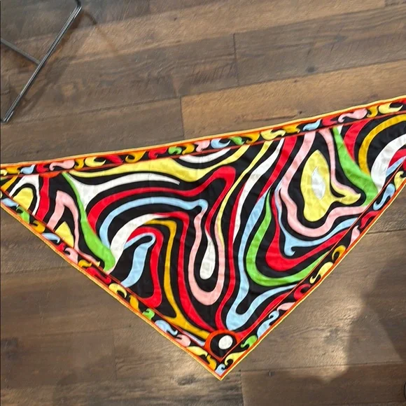 Emilio Pucci Multicolor Silk Scarf - Picture 2 of 5